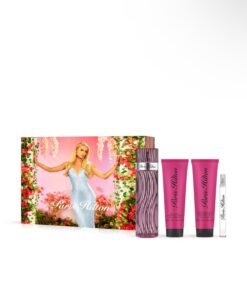 مجموعة عطر Platinum Rush للعناية بالجسم – 4 قطع | Paris Hilton